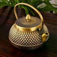 ราคา กาน้ำชาทองแดง ดีไซน์แปลกใหม่ เสิร์ฟเดี่ยว สไตล์จีนโบราณ ของตกแต่งบ้านสุดหรู เหมาะสำหรับคริสต์มาส ฮาโลวีน อีสเตอร์ ฮันงค์คา และวันขอบคุณพระเจ้า มูลค่าสูง สไตล์วินเทจ กาน้ำชาทองแดงบริสุทธิ์ (17317895505