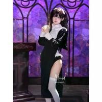 ราคา พร้อมส่งในไทย ส่งแมสได้ ชุดแม่ชีฮาโลวีน ชุดแม่ชียาว ชุดฮาโลวีนเซ็กซี่ ชุดแม่ชี ชุดสีดำ ฮาโลวีน ชุดผี คอสเพลย์ (1732158832743187476)