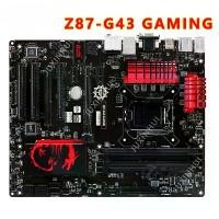 ราคา เมนบอร์ดเดสก์ท็อป, ใหม่สำหรับ MSI Z87-G43 เกมและ ZH87-G43 เกมและ Z97-G43 เกม, LGA 1150 DDR3, สำหรับ CPU i3, i5, i7, 32GB, เมนบอร์ด Z87, 100% ทดสอบ, บริสุทธิ์ (1731932778762241095)