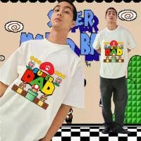 ราคา เสื้อยืดคอตตอน -️ เสื้อยืด Mario 2024 เกม Super Mario เสื้อยืดแขนสั้น การ์ตูน อะนิเมะ ชุดลำลองสำหรับคู่รัก แนะนำ (1732168031899977513)