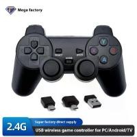 ราคา ตัวควบคุมเกมไร้สายผู้เล่นคนเดียว, ความถี่ 2.4G, พร้อมตัวรับสัญญาณ 2.4G, รองรับคอมพิวเตอร์พีซีและ Android TVs, 208/706 จอย เกม คอมพิวเตอร์ จอย เกมส์ ไร้สาย ps5 new handheld ที่ วาง จอยเกม (173175816558