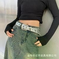 ราคา เข็มขัด Rhinestone สำหรับเด็กผู้หญิง, เข็มขัด Pu เทรนด์แฟชั่น, พร้อมเพชรสีเงินและสีเงิน, เข็มขัดผู้หญิงผสมง่าย, มาใหม่ (1731711509907212804)