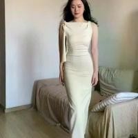 ราคา เดรส ริบบิ้น ปิดไหล่ เรียบหรู แฟชั่นเรียบง่าย พลัสไซส์ (150 กก. ขนาดใหญ่) บอดี้คอน เหนือเข่า เดรสยาว เซ็กซี่ เหมาะกับคนอ้วน (1732039389913909064)