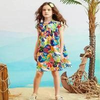 ราคา ชุดเด็กผู้หญิง แขนสั้น ฤดูร้อน 2024 มาใหม่ สไตล์เกาหลี คอกลม กระโปรงพิมพ์ลาย เด็ก ลายดอกไม้ กระโปรงเจ้าหญิง one set girls ชุดเดรส สวย หรู ลุค ไฮโซ เด็ก ชุด ทองกวาว เด็ก (1731529768970193514)