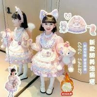 ราคา ชุดลินนา มาใหม่ สำหรับเด็ก เทศกาลและเด็กผู้หญิง สไตล์โลลิต้า เหมาะสำหรับฤดูใบไม้ผลิและฤดูใบไม้ร่วง เสื้อผ้าเจ้าหญิงต่างประเทศ ชุดกระดิ่ง เหมาะสำหรับเด็กผู้หญิง coj6 bbt เด็ก ขวบ 3 อนุบาล (173143349186
