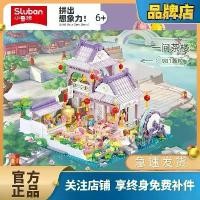 ราคา บล็อกตัวต่อบ้าน้ำชา, ลิตเติ้ลลูบิน, สไตล์จีน, วิศวกรรมโบราณ, เหมาะสำหรับเด็กผู้หญิงและเด็ก, ของขวัญของเล่นประกอบเพื่อการศึกษา beyblade beyblade เลโก้ วันพีช โดมิโน่ ของ เล่น เด็ก f1 lego (173165764461