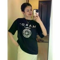 ราคา เสื้อยืด Mardi เกาหลี เคาน์เตอร์ ของแท้ พิมพ์ลายลูกสุนัข คอกลม แขนสั้น ทรงหลวม ลำลอง อเนกประสงค์ ทำจากผ้าฝ้าย เสื้อ สกรีนสวยๆ (1730654739229477175)