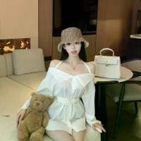 ราคา เสื้อเชิ้ต แขนยาว เปิดไหล่ สีขาว เชือกแขวนคอ สำหรับผู้หญิง ฤดูใบไม้ร่วง เอวแน่น ทรงสลิมฟิต ความยาวปานกลาง ดีไซน์สาวฮอต เสื้อเบลาส์ Women Clothing เสื้อ พื้นเมือง เสื้อ ชีฟอง (1731259492672637762)