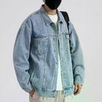 ราคา เสื้อแจ็คเก็ตยีนส์ผู้ชาย แบรนด์แฟชั่นฮาเร็ม เทรนด์แฟชั่นเอเชียตะวันออก ทรงหลวม ဂ ျ Man Clothing เสื้อ ยีนส์ เสื้อ ยีนส์ เสื้อ ยีนส์ แจ็คเก็ตยีนส์ ปั้น student coat (1731565740185717679)