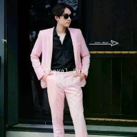 ราคา ชุดสูทผู้ชายสีชมพู เสื้อ+กางเกงรุ่นสลิมแสตนดาร์ด 1 กระดุม สูทผู้ชายใส่ทำงาน สูทใส่ออกงาน พร้อมส่ง รูปถ่ายจากสินค้าจริง (1729625502967630814)