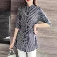 ราคา เสื้อชีฟองแขนกลาง ใส่สบาย พลัสไซส์ ทรงหลวม ซ่อนท้อง คาร์ดิแกนยาวปานกลาง กระชับสัดส่วน มีสไตล์ เสื้อเด็กยอดนิยม [ความสะดวกสบายแบบปิด] เสื้อ คอบัว เ ส ื ้ อ ผ ู ก โ บ ว (1731351522278343939)