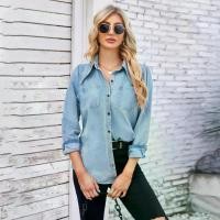 ราคา เสื้อเชิ้ต คอปก สไตล์คาวบอย แฟชั่นสตรี มาใหม่ (1732181483466492600)