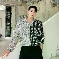 ราคา เสื้อเชิ้ต เย็บลายเสือดาววินเทจ ดีไซน์ผู้ชาย ทรงหลวม เสื้อเชิ้ตแขนยาว ZY (1730866546220239589)