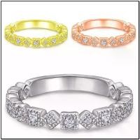 ราคา แหวนเพทาย, เงินแท้ S925, สำหรับผู้หญิง, สไตล์ยุโรปและอเมริกา, แหวนเพชรแถวเดียว, แหวนนิ้วก้อย, แฟชั่น (1731509160381811351)