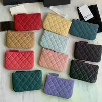 ราคา ที่ใส่บัตร, สไตล์ชาแนล, ลายเพชรคลาสสิก, สำหรับผู้หญิง, หนังแกะและหนังแท้, กล่องใส่บัตรธุรกิจ, ฝาพับ, เหมาะสำหรับบัตรเครดิตและกระเป๋าใส่เหรียญ, แฟชั่น (1731953236255213548)