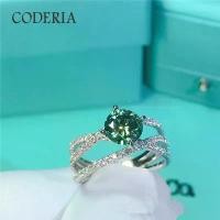 ราคา แหวนมอยส์ซาไนต์สีเขียว, จริง, ชุบแพลตตินั่ม 18k, เถาวัลย์บิดเล็ก 4 ง่าม, เพชรความจุ 1CT, แหวนหมั้น, เครื่องประดับของขวัญสัญญา, [jtow9] แหวน พลอย ครึ่ง สลึง (1731844996590765794)