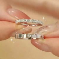 ราคา ชุดแหวนแต่งงาน, เงินแท้ 925, เพทายเพชรเต็มระยิบระยับ, สำหรับคู่รัก, แหวนสัญญาแบบปรับได้, แหวนรักสำหรับคู่รัก, 2 ชิ้น, สไตล์ดั้งเดิมของอิตาลี, เหมาะสำหรับงานแต่งงาน, ขายเป็นคู่ แห (1731927738140493538)