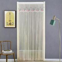 ราคา ม่านประตู มุ้งกันยุง สำหรับห้องนอนและห้องนั่งเล่น ดีไซน์เรียบง่าย ฉากกั้นประตูลูกไม้หนาแน่น สไตล์ฤดูใบไม้ผลิและฤดูใบไม้ร่วง โปร่งแสง ตกแต่งห้องนั่งเล่น มุ้ง แอร์ ฟุต ม่าน ครอบ (1731642280819394075)