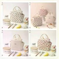 ราคา กระเป๋าใส่ข้าวกลางวันเคลือบผ้าลูกฟูก ฉนวนกันความร้อน กระเป๋าเก็บกล่องอาหารกลางวัน มัลติฟังก์ชั่น เหมาะสำหรับเด็ก โรงเรียน กระเป๋าเก็บความเย็น ปิกนิก กระเป๋าใส่อาหาร (1731767019726931215)