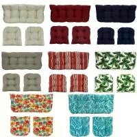 ราคา เบาะรองนั่งรักกลางแจ้ง/ในร่ม, ชุด 3 ชิ้น, สีทึบ, เบาะเก้าอี้หวาย, ควิลท์, เหมาะสำหรับเฟอร์นิเจอร์ลานบ้านและโซฟา, รวมเบาะรองนั่งกลางแจ้ง 1 ที่นั่งและเบาะรูปตัวยู 2 อัน (1732114681810945174)