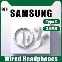 ราคา หูฟังแบบมีสาย Type C, ต้นฉบับ, สำหรับ Samsung Galaxy S25, S24, S23, S22, S21, Ultra Plus, 3.5 มม., หูฟังชนิดใส่ในหู, ไมโครโฟน HD, หูฟัง airpods airpods airpods (1731507811353593293)