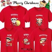 ราคา ร้านไทย ส่งไว เสื้อคริสต์มาส MMLFAMILYXMAS_RED สีแดง เสื้อคริสมาสต์ ซานต้า ครอบครัว Christmas shirt ผ้าคอตตอน (1731334599306349049)