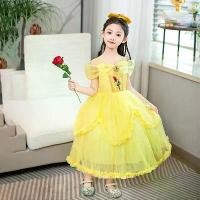 ราคา ทุกเด็กมีความฝันเป็นเจ้าหญิง ชุดเจ้าหญิง, ของขวัญสำหรับเด็ก, ธีม Beauty and the Beast Belle, สำหรับเด็กผู้หญิง, ชุดเจ้าหญิงเบลล์ดิสนีย์, ชุดการแสดงอ้วน, เหมาะสำหรับวันฮาโลวีนและเทศกาล (173220298209666
