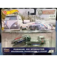 ราคา LEOFKD โมเดลรถ Hot Wheels Car Culture Team Porsche 365 Speedster & Volkswagen Transporter T1 Picup NEW บล็อกบัสเตอร์ (1732204663499818979)