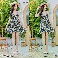 ราคา Garden Clothes ชุดเดรส เดรส แขนกุด สายผูกคล้องคอ .. สีดำ (1732218737594829503)