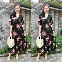 ราคา Garden Clothes ชุดเดรส แม็กซี่เดรสยาว แขนระบาย ลายดอก (1732225615659043519)