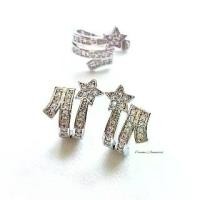 ราคา Shooting star earrings set. (เซ็ตต่างหูและ ear cuff) (1729459578743261382)