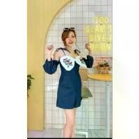 ราคา จั้มยีนส์ขาสั้นแต่งโบว์ปักงานกระแสตามหาหนักมากป้ายFASHION STARมือสองสภาพใหม่️ สินค้าขายดี (1732201542678512693)