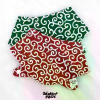 ราคา [COD] Green & Red Winding Bandana ผ้าพันคอสุนัข ผ้าพันคอสัตว์เลี้ยง ผ้าพันคอแมว (1731288197322606273)