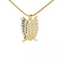 ราคา jewelry สร้อยคอทองคำ 18K จี้แฟชั่นสุภาพสตรีเพชรสร้อยคอทองคำสร้อยคอคู่ 573n (1731971368802355184)