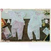 ราคา Elegant Kids ชุดเด็กผู้หญิง เนื้อผ้าAnti-Bac แรกเกิด-12เดือน Size: 0-6M 6-9M 9-12 ขายดี (1732207589310498788)