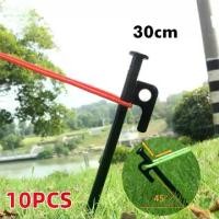 ราคา YY COOL -สมอบก สมอยึดร่ม ยึดขาเต้นท์ สมอเหล็กเคลือบ สมอเต๊น Tent Nail หมุดปักดิน ขนาด 30 ซม (1732206260372538550)