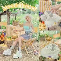ราคา Idoli Style รองเท้าผ้าใบเสริมส้น พร้อมส่งในไทย (1732210310484034634)