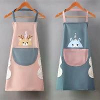 ราคา ผ้ากันเปื้อน ครัว ของใช้ในครัวเรือน กันน้ำมัน กันน้ำ สไตล์ญี่ปุ่นและเกาหลี ทันสมัย น่ารัก เข็มขัดทำอาหาร งานบ้าน สไตล์คู่รัก (1731769016090461559)