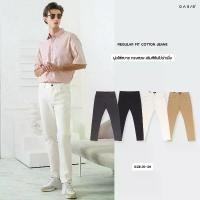 ราคา OASIS กางเกงขายาว ผู้ชาย ผ้ายีนส์ ใส่ทำงาน ใส่ลำลอง รุ่น MCH-4512 สีดำ ขาวออฟไวท์ กากี เทาเข้ม (1731592844053677765)