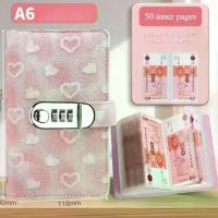 ราคา สมุดเก็บธนบัตรใส่แบงค์1000ได้ สมุดออมทรัพย์พร้อมล็อคแบบผสม นํากลับมาใช้ใหม่ได้หลากหลายสี สมุดเก็บธนบัตรเงินสด สมุดเก็บธนบัตร 100 ใบ สมุดเก็บเงิน สมุด แพลนเนอร์ ออมเงิน (1732196014205732579)