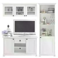 ราคา Koncept Furniture ชุดวางทีวีและตู้โชว์ ขนาด 180 ซม. รุ่น Melona สีขาว (1729579980342135034)