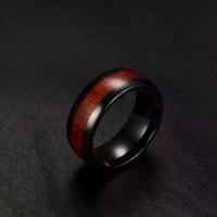 ราคา แหวนผู้ชาย สไตล์เกาหลี วัสดุเหล็กทังสเตน ฝังไม้ สีทอง ทังสเตน ส่วนบุคคล (1731416072492516942)