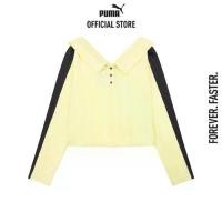 ราคา PUMA เสื้อโปโลแขนยาวคอกว้าง T7 สำหรับผู้หญิง สีเหลือง - 63380835 (1732082004039861515)