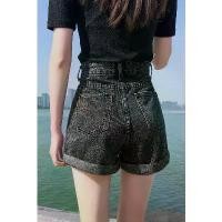 ราคา กางเกงยีนส์ขาสั้น สีเทาควันบุหรี่ สำหรับผู้หญิง ฤดูร้อน 2022 มาใหม่ อเนกประสงค์ เอวสูง สไตล์เกาหลี ทรงหลวม ข้อมือ ทรงเอ ขากว้าง เทรนด์ Ins (1732185362778065273)