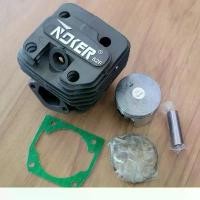 ราคา NOKER ชุดเสื้อสูบเลื่อยโซ่ 5200 (45มม. 2 แหวน) คุณภาพสูงครบชุด ***แถมปะเก็นตีนเสื้อ*** (1732214098866046457)