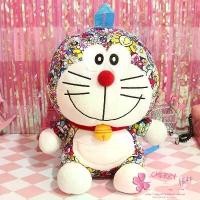 ราคา กระเป๋าเป้ตุ๊กตาผ้ากำมะหยี่, นุ่มสบาย, 2018 Uniqlo Doraemon X Takashi Murakami Limited, สำหรับใช้ประจำวัน (1732084146624103622)