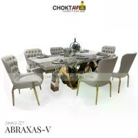 ราคา ชุดโต๊ะอาหาร 8ที่นั่ง 200cm. (Diamond Luxury Series) รุ่น SET-TTB-LUX-DM ESTELLE-V [TB Collection] (1731472432649962688)