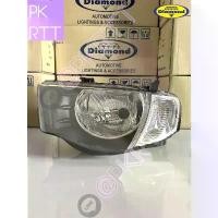ราคา ไฟหน้า MITSUBISHI TRITON ปี 2005-2014 สีขาว รถมีแคปและ4ประตู โคมไฟหน้า ไทรทัน มิตซูบิชิ ตราเพชร ไดมอนด์ Diamond (1732183507992085839)