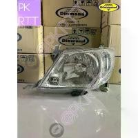 ราคา ไฟหน้าวีโก้ TOYOTA VIGO ปี 2008 - 2011 มุมขาว โตโยต้า โคมไฟหน้า ยี่ห้อตราเพชร Diamond (1731655300911236937)