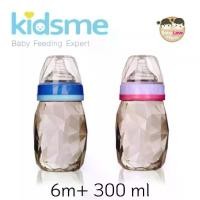 ราคา Kidsme PPSU Diamond Wide Neck Milk Bottle 6m+ ขวดนมรุ่นไดมอนด์ขนาด 300 ml. (1731827401218819646)